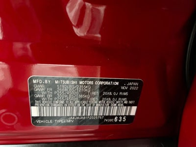 2023 Mitsubishi Outlander SE