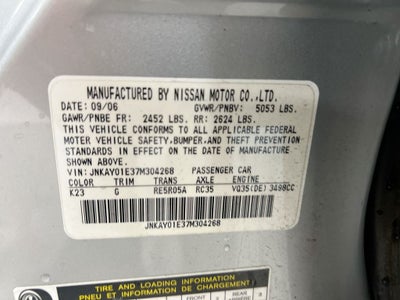 2007 INFINITI M35 Sport