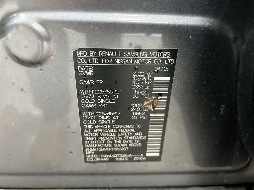 2015 Nissan Rogue SV