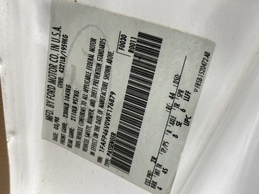 1998 Ford Mustang SVT Cobra