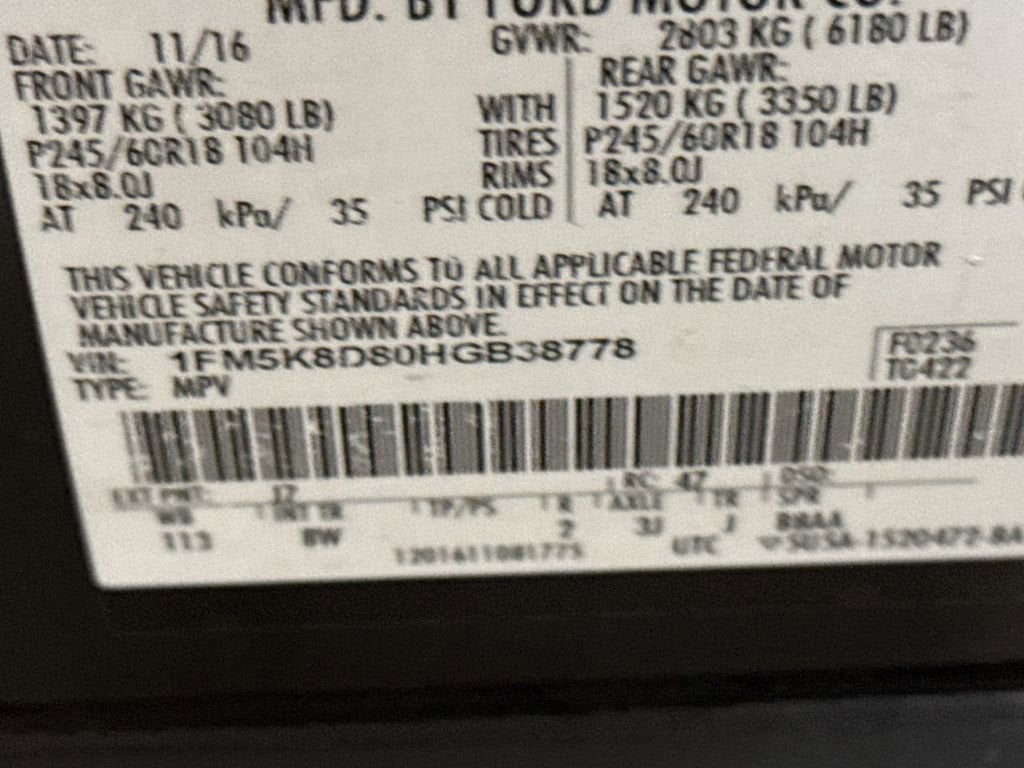 2017 Ford Explorer XLT