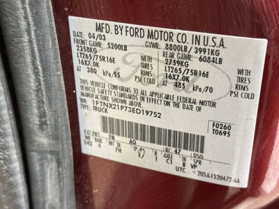 2003 Ford Super Duty F-250 XL