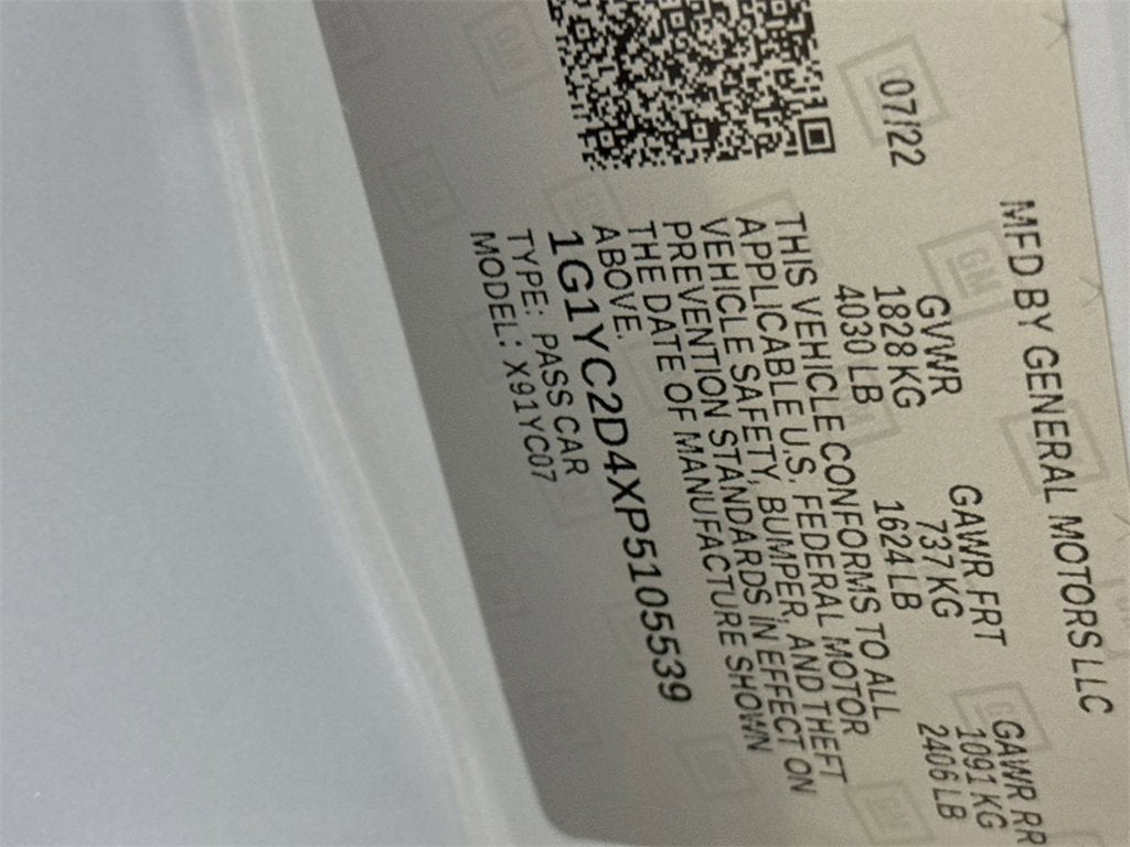 2023 Chevrolet Corvette Stingray 3LT