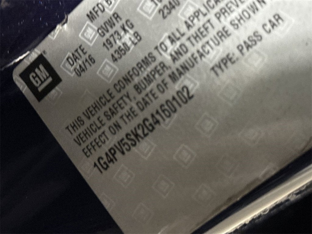 2016 Buick Verano Base