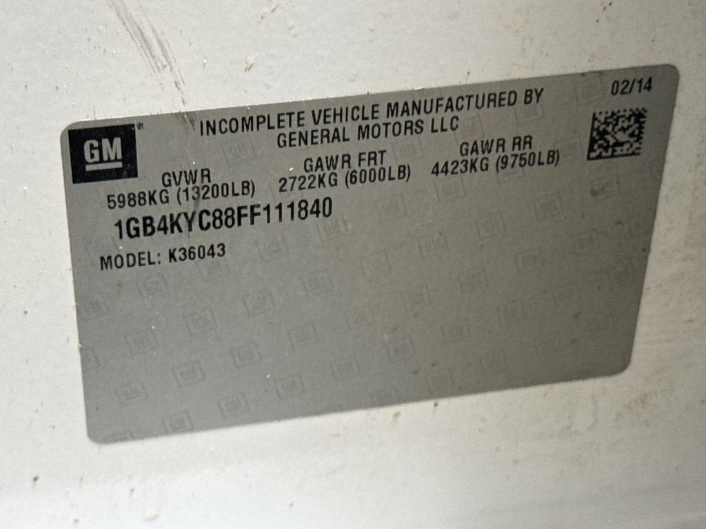 2015 Chevrolet Silverado 3500 HD Chassis Cab Work Truck