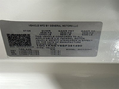 2025 Chevrolet Silverado 2500 HD LT