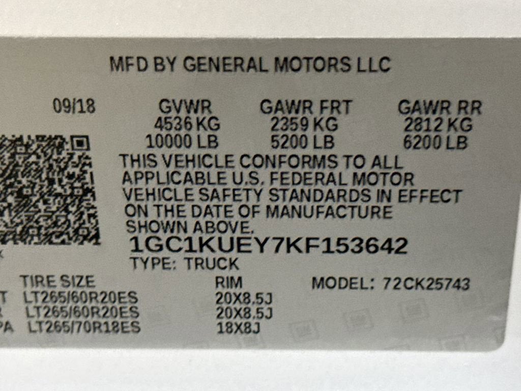 2019 Chevrolet Silverado 2500 HD High Country