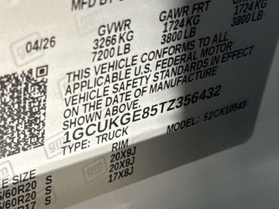 2026 Chevrolet Silverado 1500 LTZ