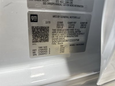 2026 Chevrolet Silverado 1500 LTZ