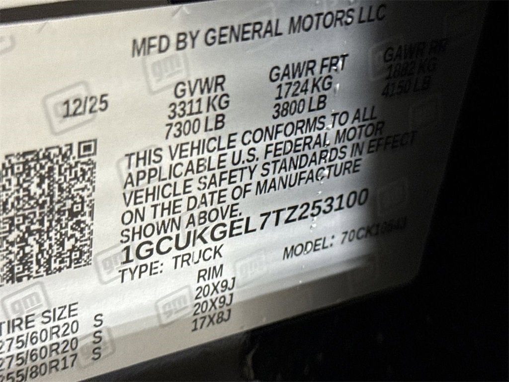 2026 Chevrolet Silverado 1500 LTZ