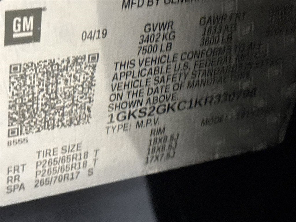 2019 GMC Yukon XL SLT