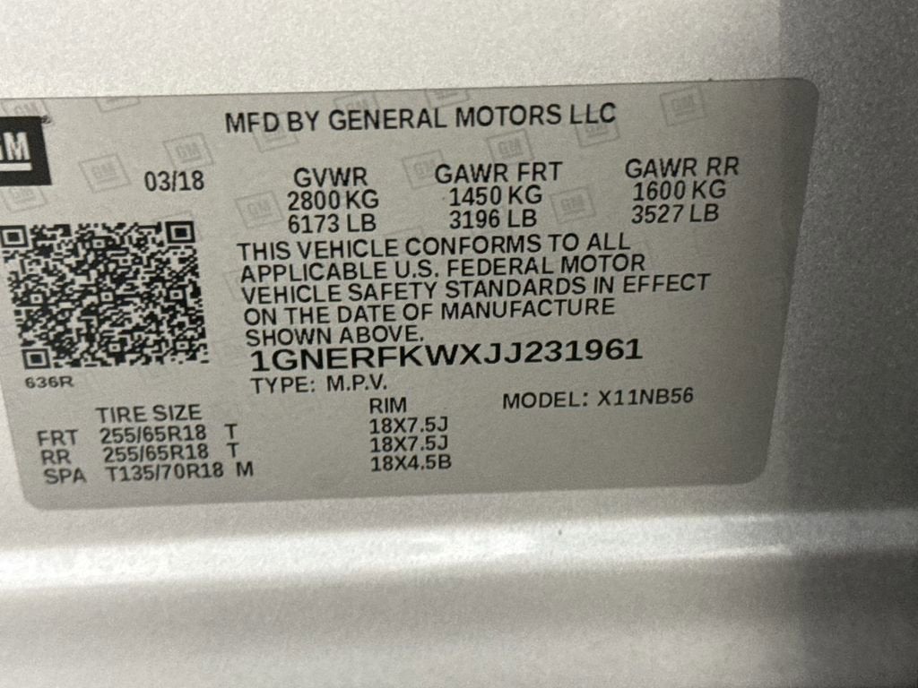 2018 Chevrolet Traverse LS