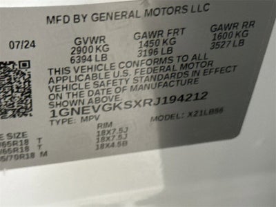 2024 Chevrolet Traverse LT