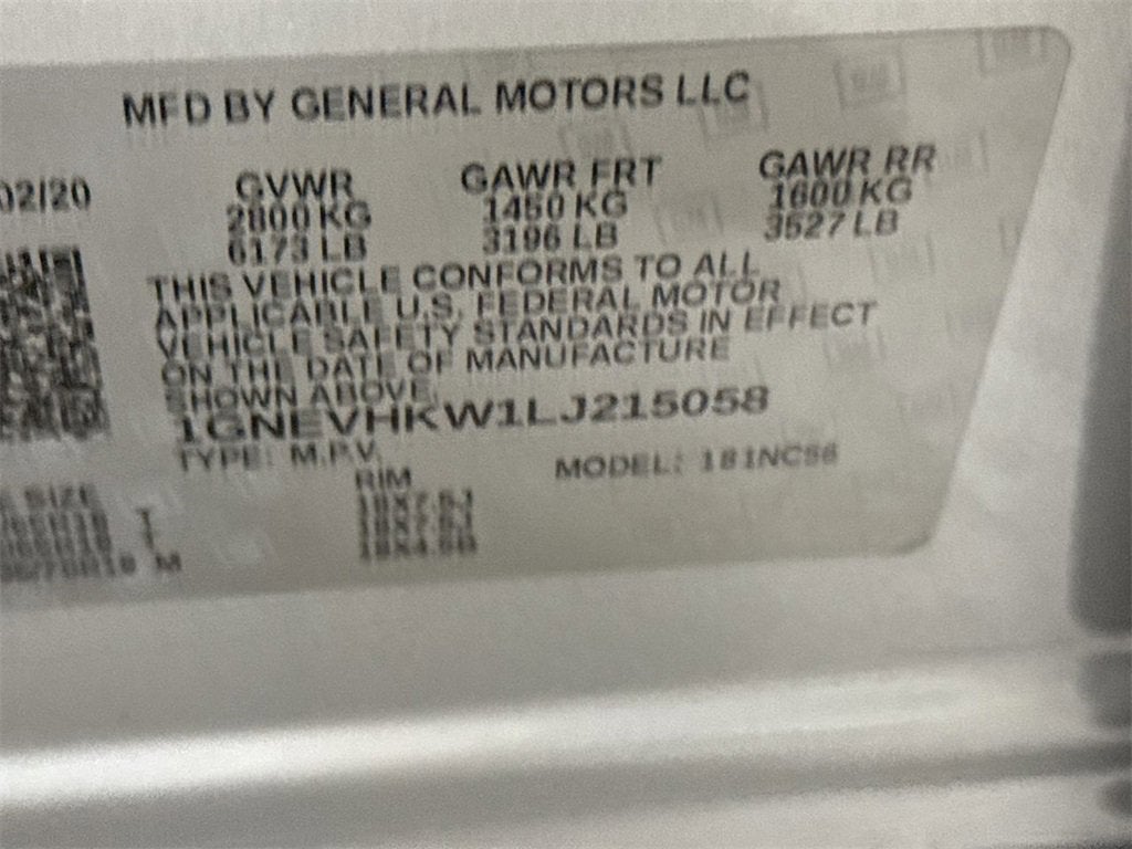 2020 Chevrolet Traverse LT Leather