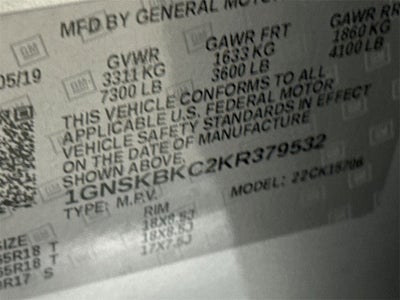 2019 Chevrolet Tahoe LT