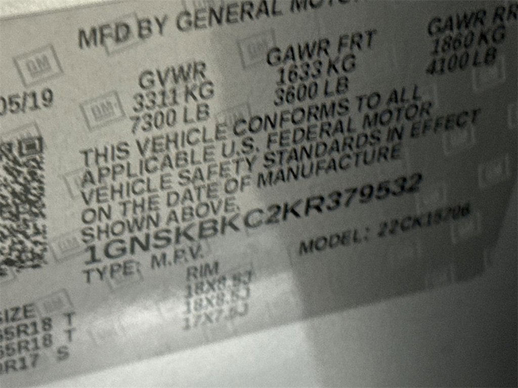 2019 Chevrolet Tahoe LT