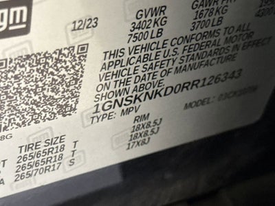 2024 Chevrolet Tahoe LT