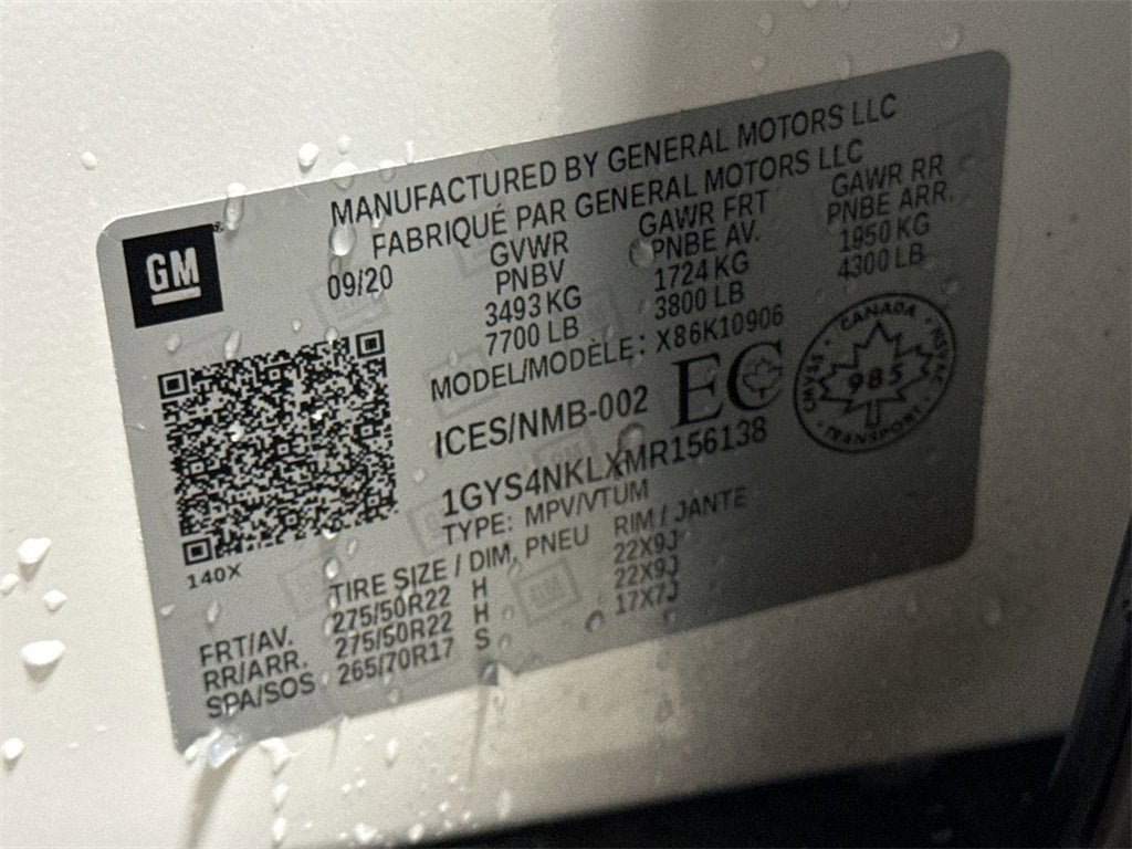 2021 Cadillac Escalade ESV Sport