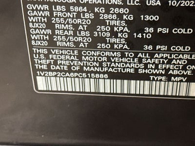 2023 Volkswagen Atlas 2.0T SEL