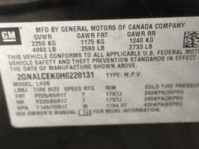 2017 Chevrolet Equinox LT