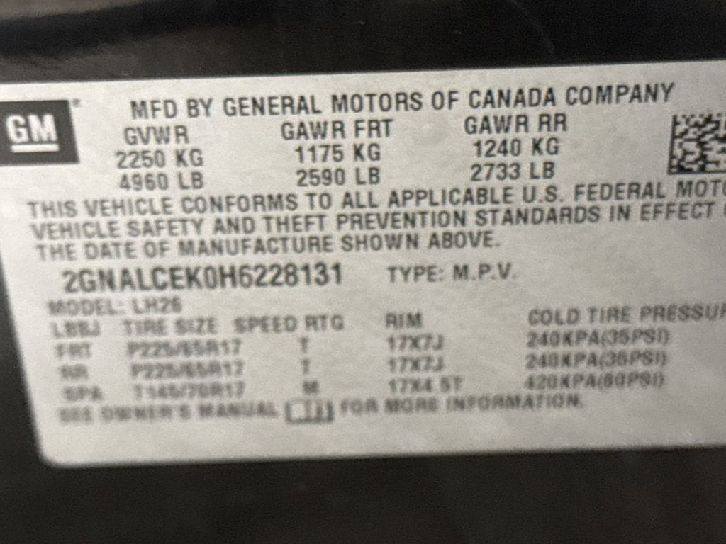 2017 Chevrolet Equinox LT