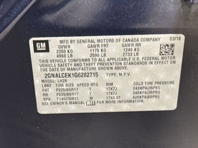 2016 Chevrolet Equinox LT