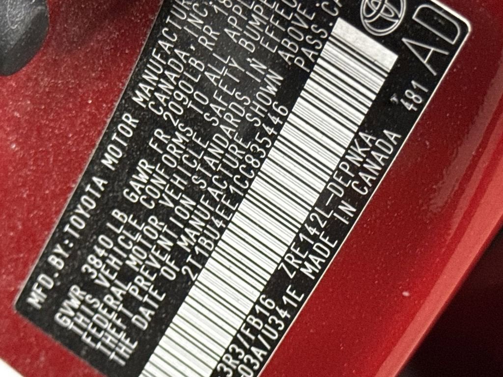 2012 Toyota Corolla L