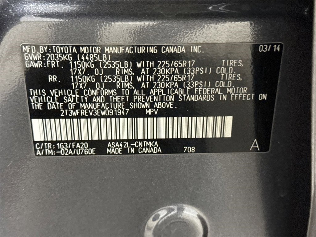 2014 Toyota RAV4 XLE