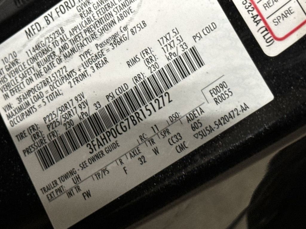 2011 Ford Fusion SEL