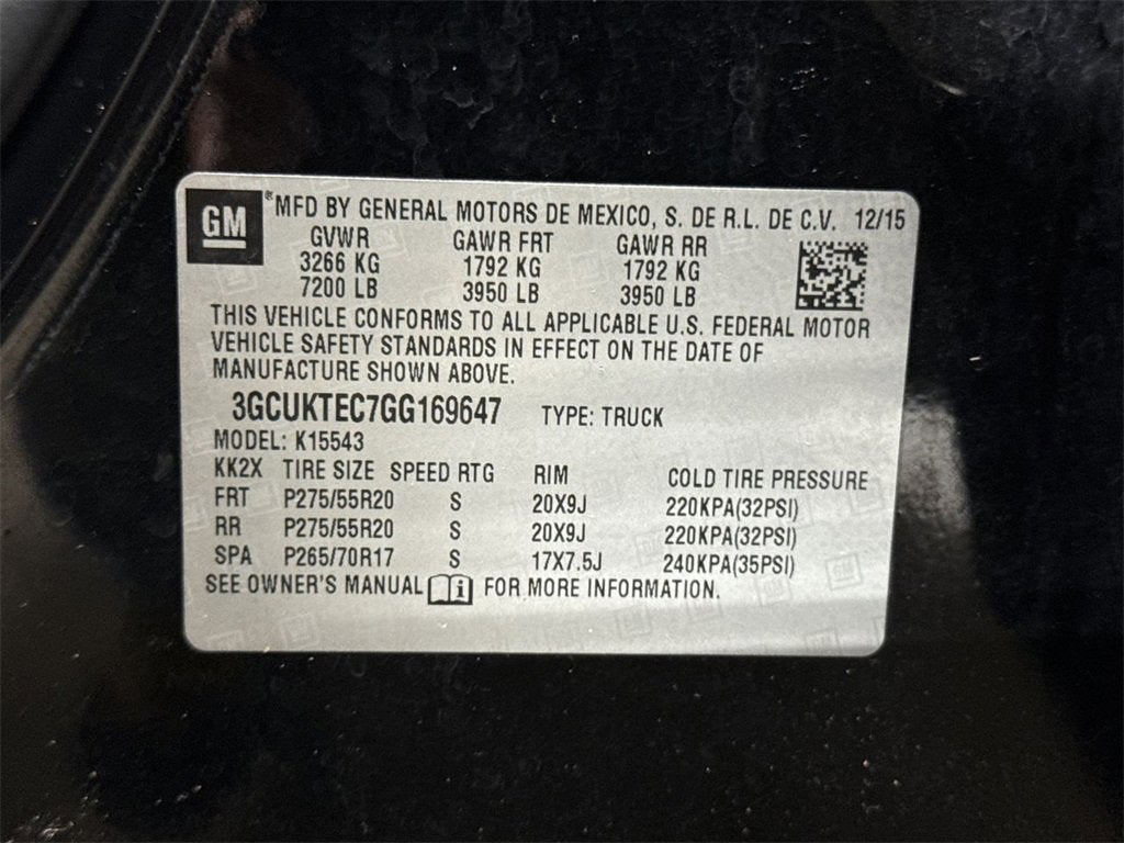 2016 Chevrolet Silverado 1500 High Country