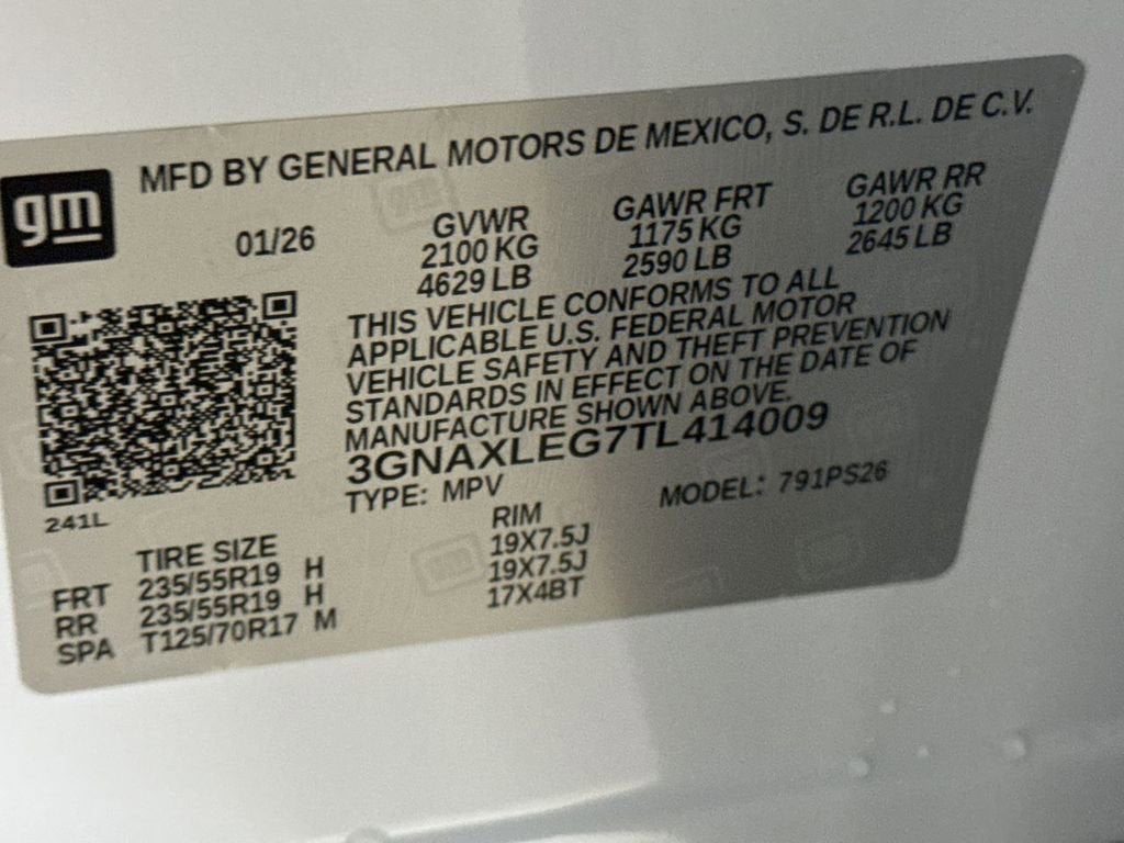 2026 Chevrolet Equinox RS