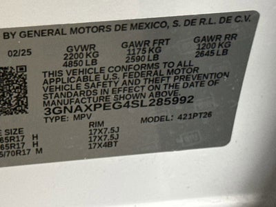 2025 Chevrolet Equinox LT