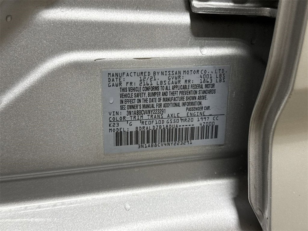 2022 Nissan Sentra SV