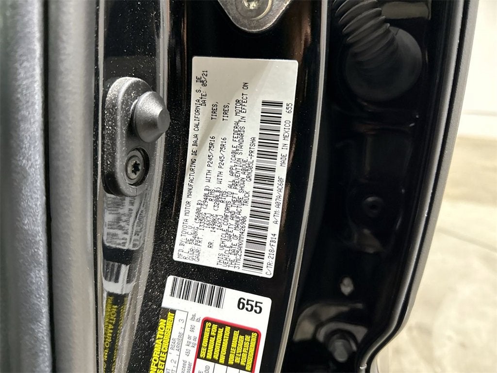 2021 Toyota Tacoma 4WD SR