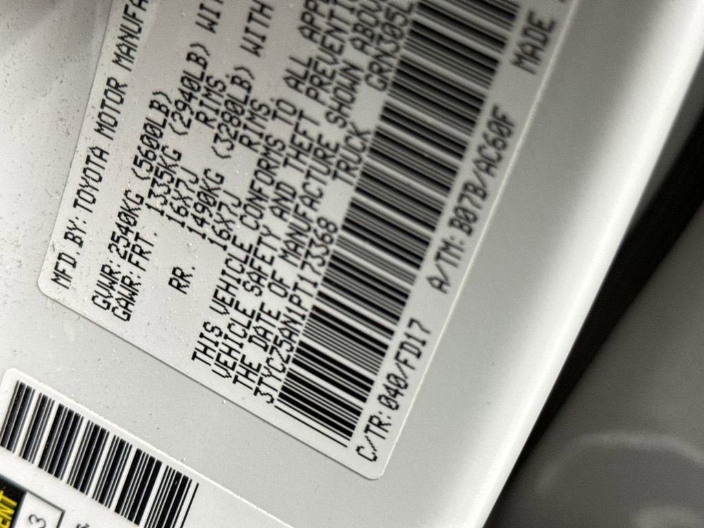 2023 Toyota TACOMA Base