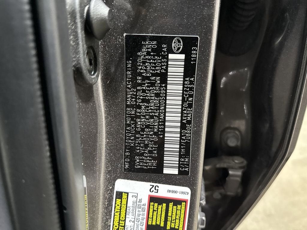 2022 Toyota Camry SE