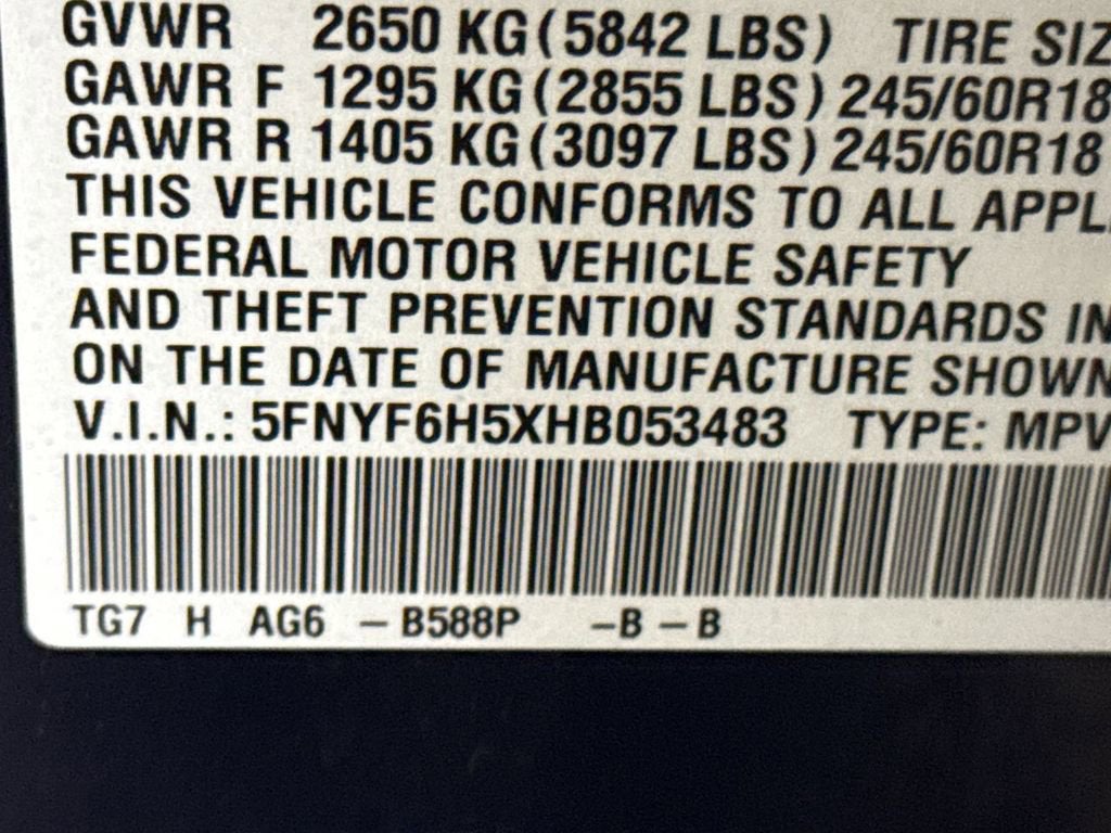 2017 Honda Pilot EX-L