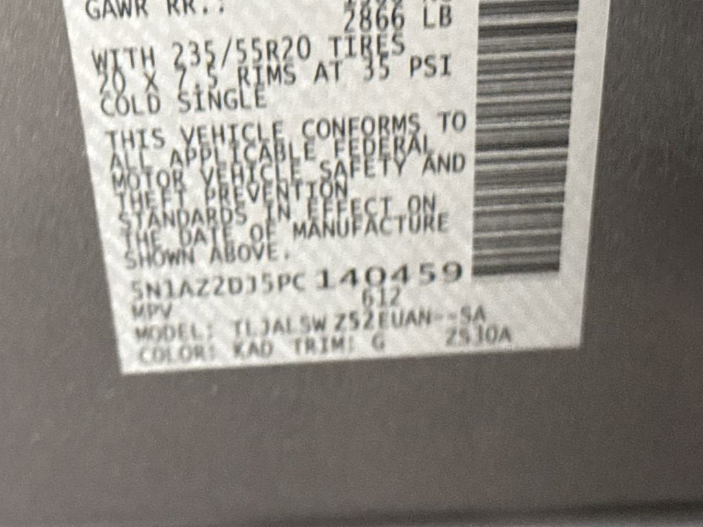 2023 Nissan Murano Platinum