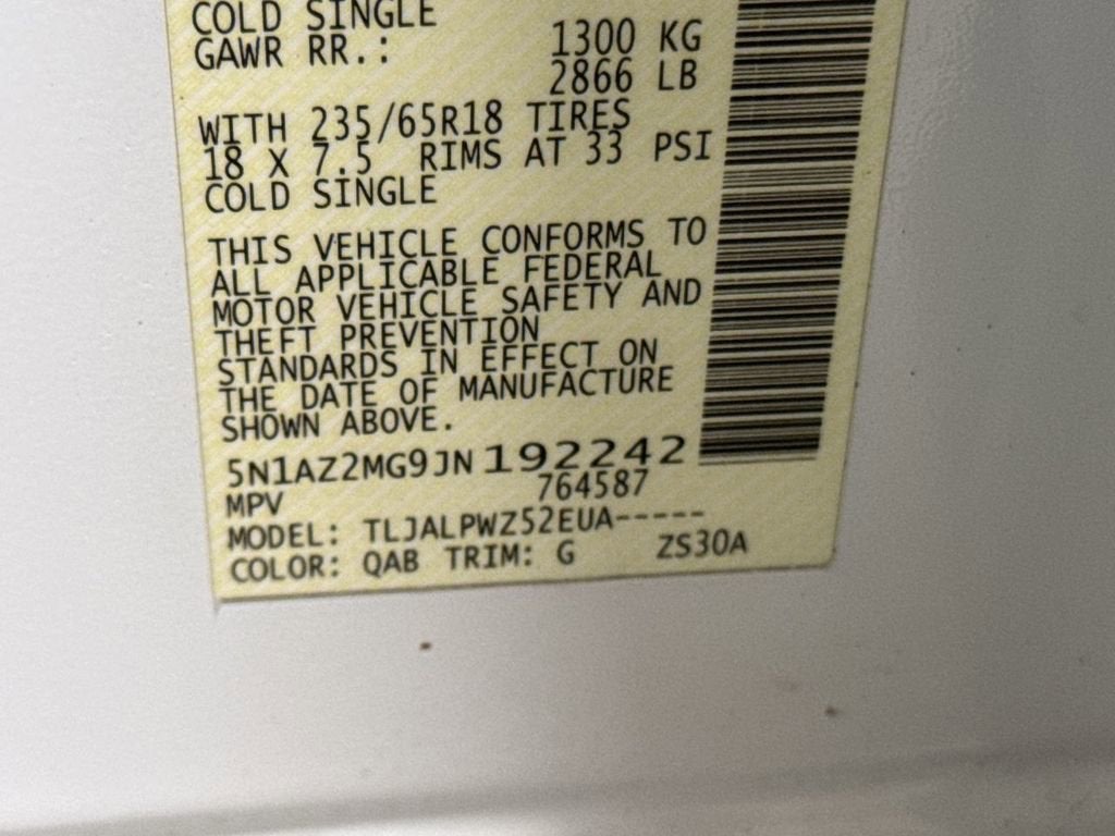 2018 Nissan Murano S