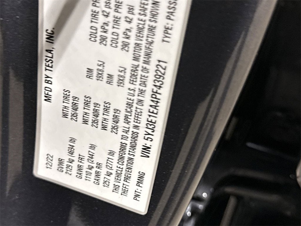 2023 Tesla Model 3 Base