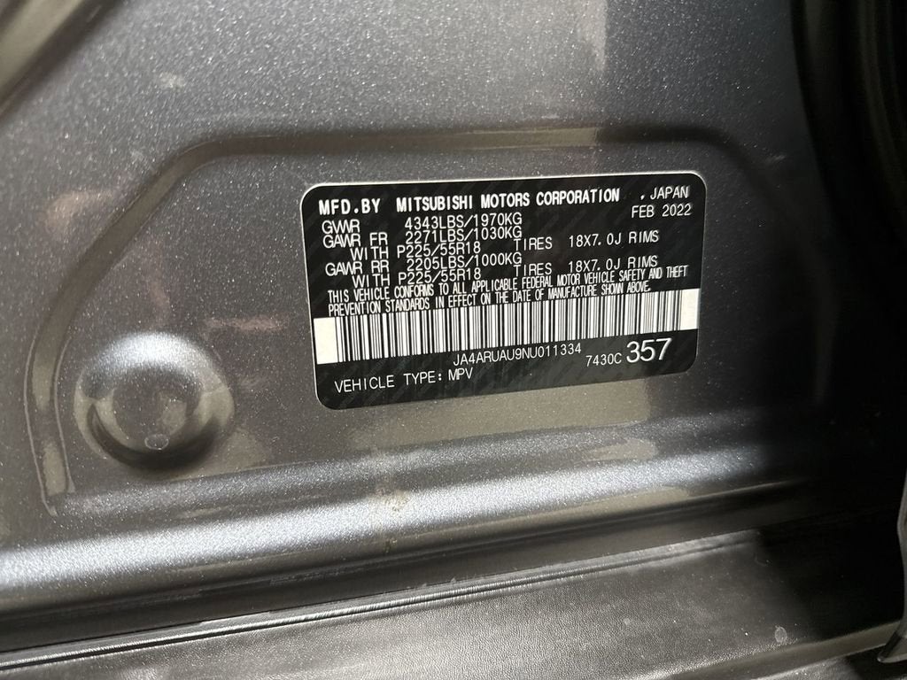 2022 Mitsubishi Outlander Sport ES