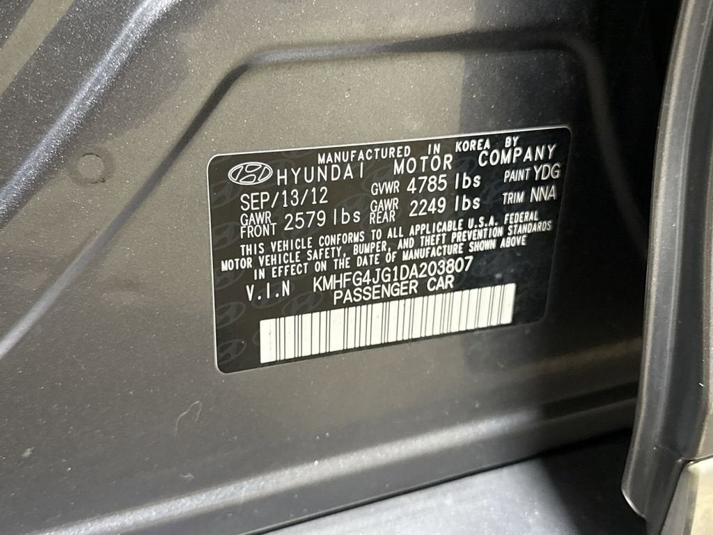 2013 Hyundai Azera Base