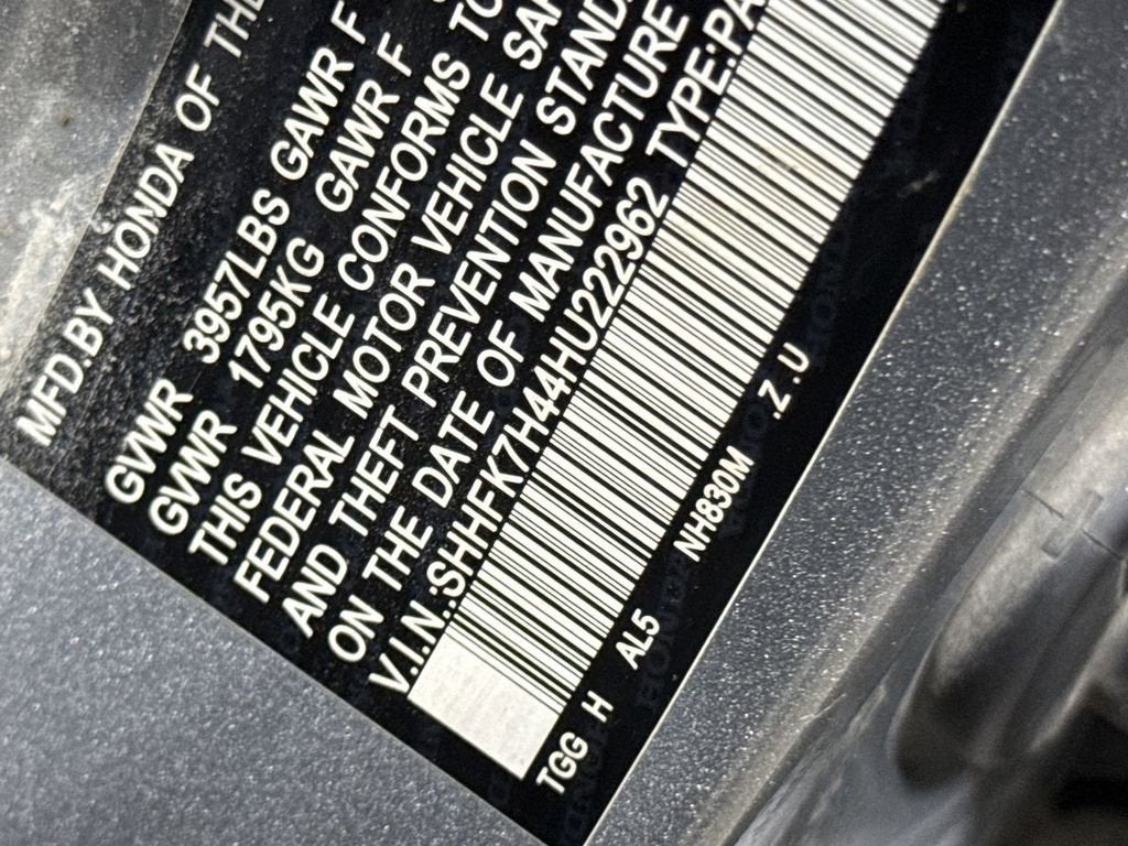 2017 Honda Civic Hatchback Sport