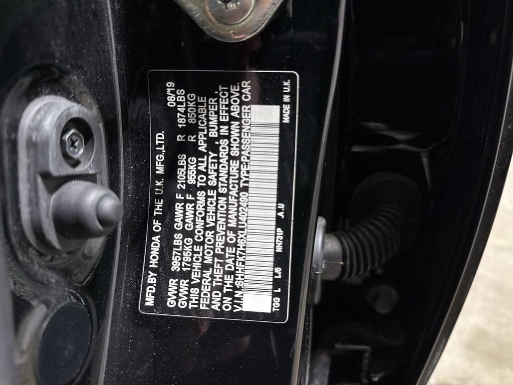 2020 Honda Civic Hatchback EX