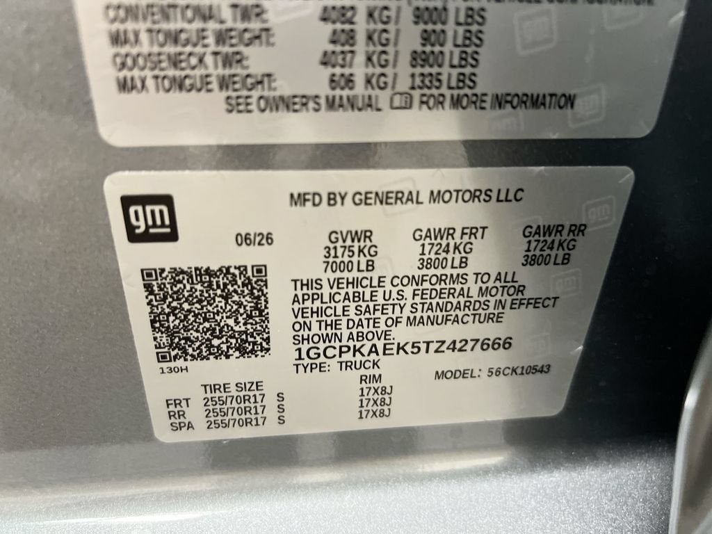 2026 Chevrolet Silverado 1500 WT