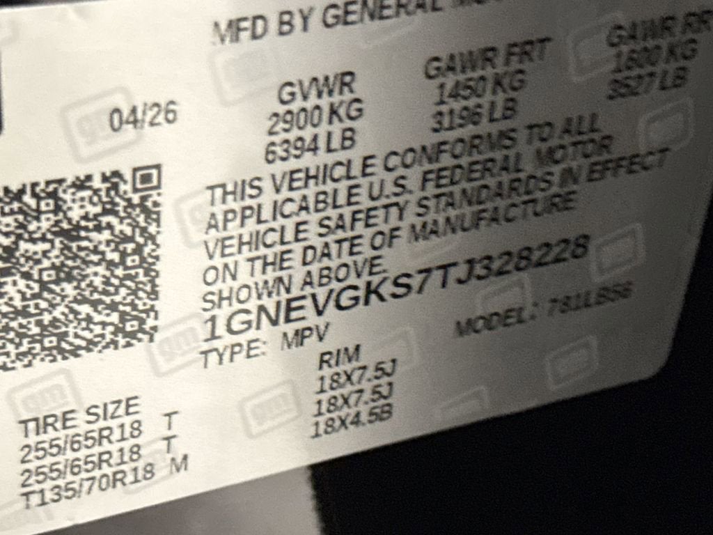 2026 Chevrolet Traverse LT