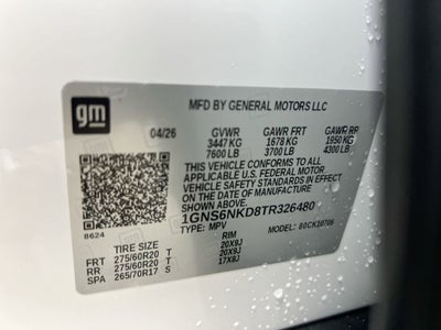 2026 Chevrolet Tahoe LT