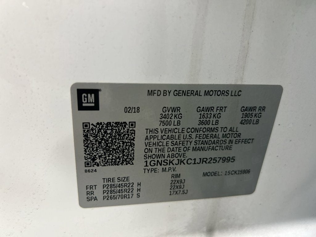2018 Chevrolet Suburban Premier