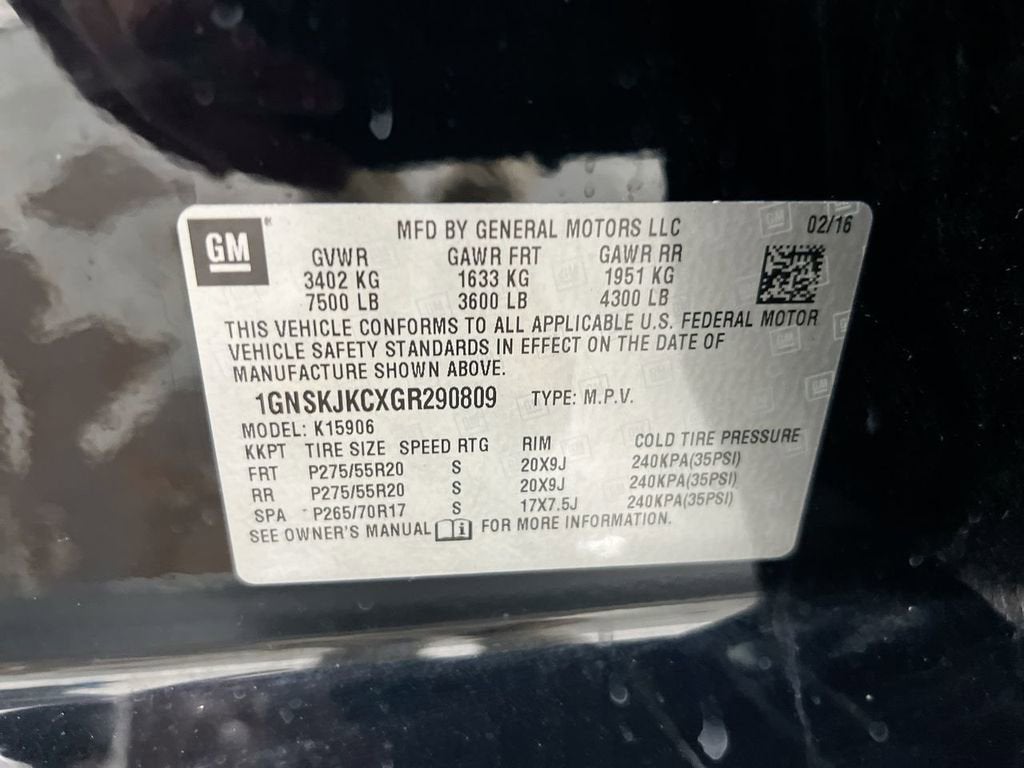 2016 Chevrolet Suburban LTZ