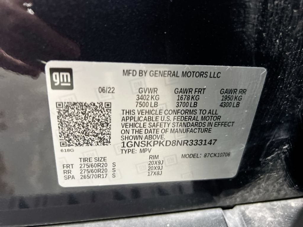 2022 Chevrolet Tahoe Z71